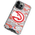 NBA Atlanta Hawks Digi Camo iPhone 15 Pro Clear Case
